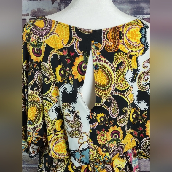 Tiana B. Paisley/Floral Print Stretch Knit Dress - Picture 4 of 9